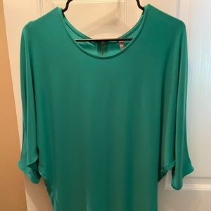 Emerald green blouse